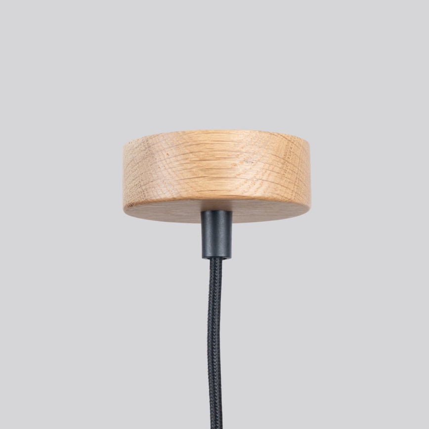 Candeeiro pendente MAB com cabo 1xE27/15W/230V Ø 22 cm betão/cinzento