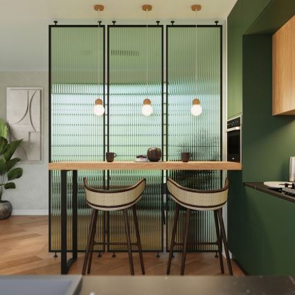 Candeeiro suspenso PEKKA 1xG9/8W/230V branco