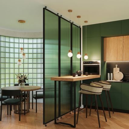 Candeeiro suspenso PEKKA 1xG9/8W/230V branco