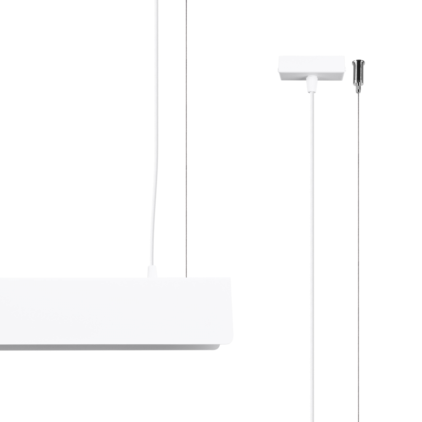 Candeeiro suspenso LED SPARK 1xG13/8,5W/230V branco