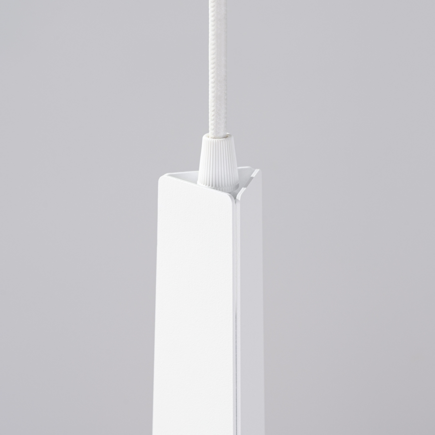 Candeeiro suspenso PRYSM 1xG9/8W/230V branco
