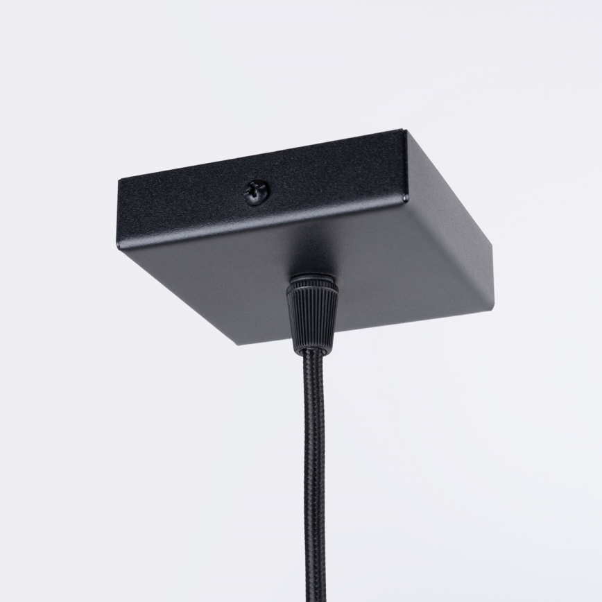 Candeeiro suspenso PRYSM 1xG9/8W/230V preto