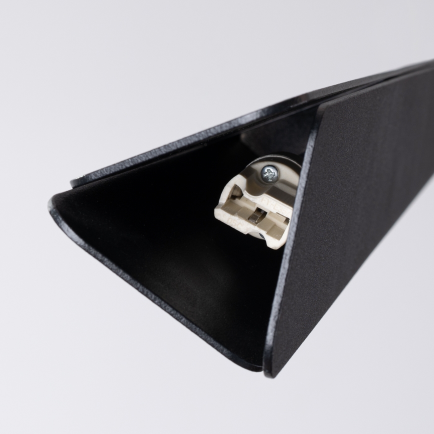 Candeeiro suspenso PRYSM 3xG9/8W/230V preto