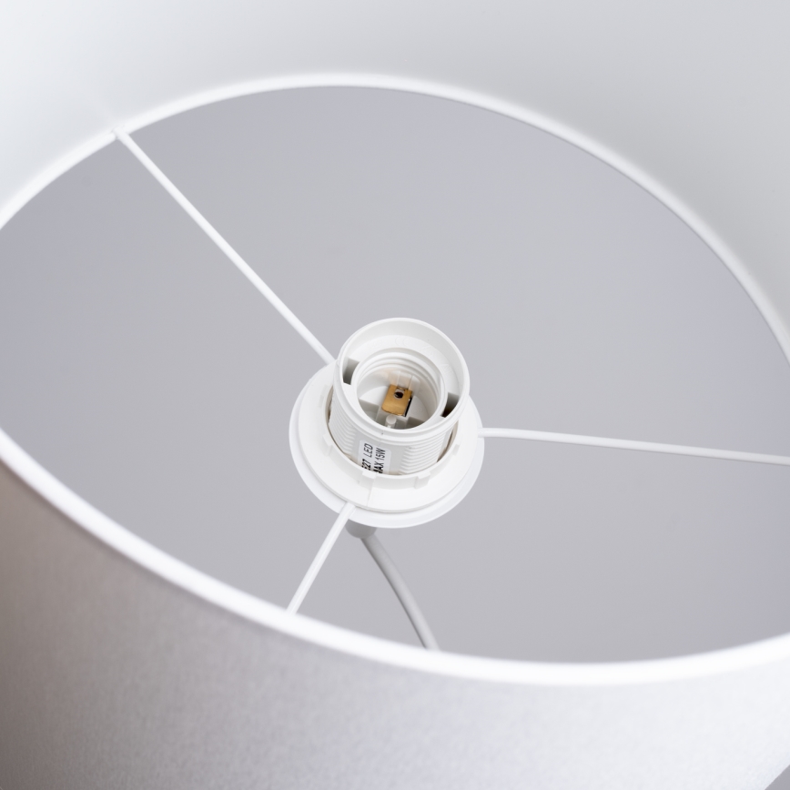 Candeeiro suspenso NOVA 1xE27/15W/230V diâmetro 30 cm branco