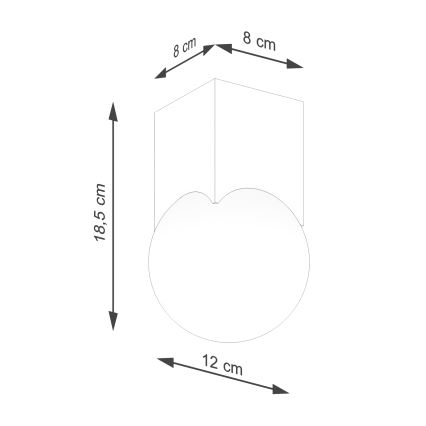 Foco SOLIS 1xG9/8W/230V faia