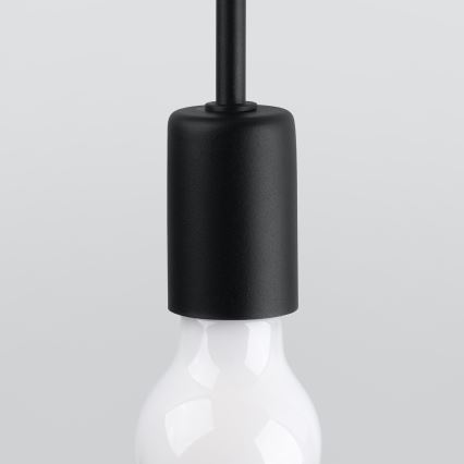 Candeeiro de parede LEVAR 1xE27/15W/230V preto