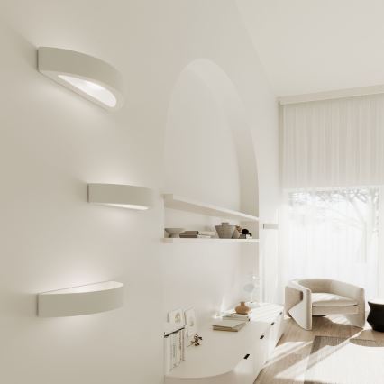 Iluminação de parede ATENA 1xE27/15W/230V 20 cm branco