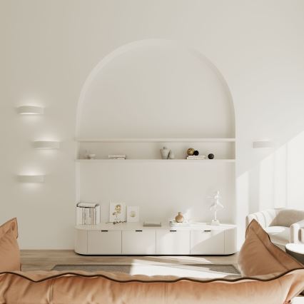 Iluminação de parede ATENA 1xE27/15W/230V 30 cm branco