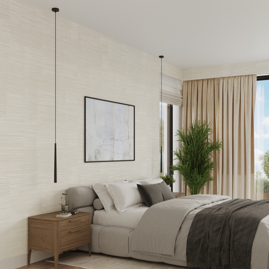 Candeeiro suspenso BLISS 1xG9/8W/230V preto