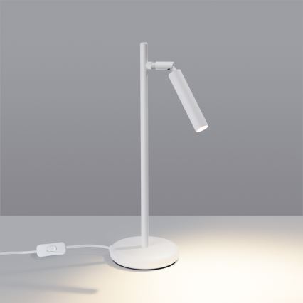 Candeeiro de mesa PASTELO 1xG9/8W/230V branco