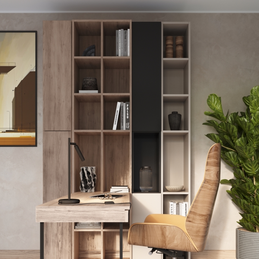 Candeeiro de mesa PASTELO 1xG9/8W/230V preto