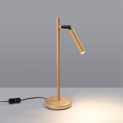 Candeeiro de mesa PASTELO 1xG9/8W/230V dourado