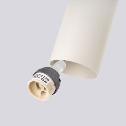 Candeeiro suspenso LAGOS 1xGU10/10W/230V creme