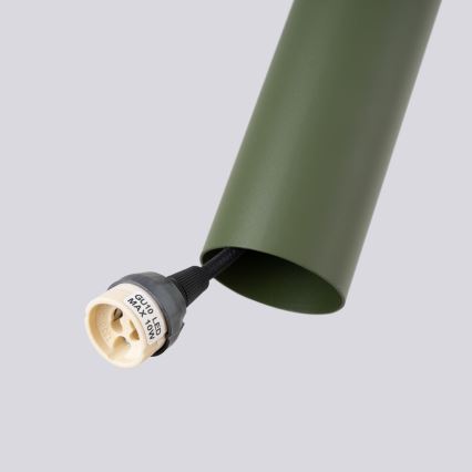 Candeeiro suspenso LAGOS 1xGU10/10W/230V verde