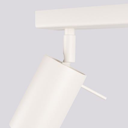 Foco RING 2xGU10/10W/230V creme