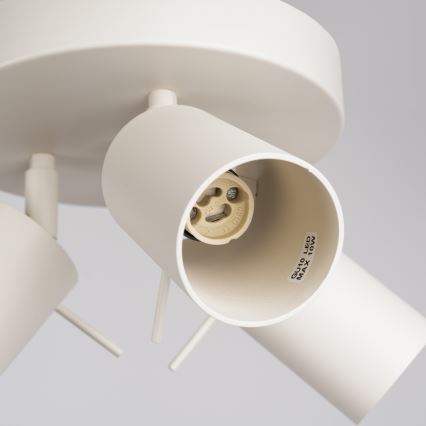 Foco RING 3xGU10/10W/230V creme