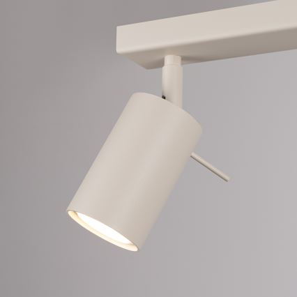 Foco RING 4xGU10/10W/230V creme