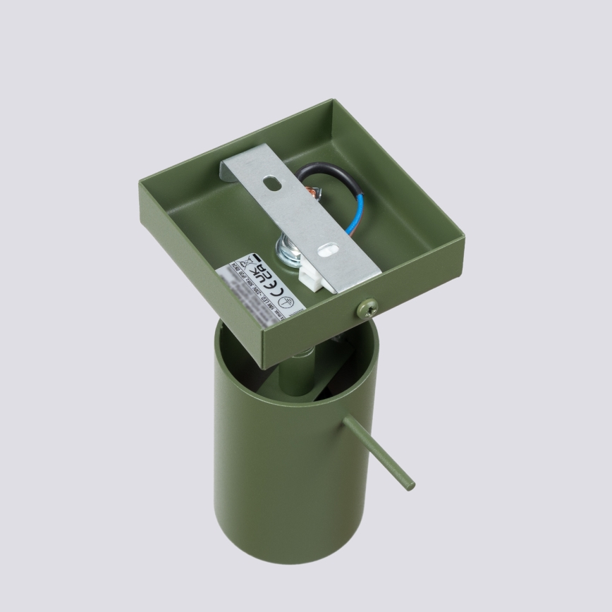 Foco de parede RING 1xGU10/10W/230V verde