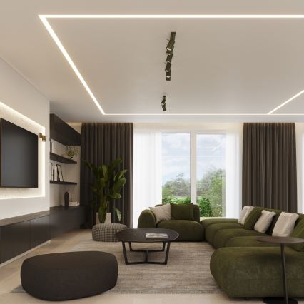 Foco RING 3xGU10/10W/230V verde