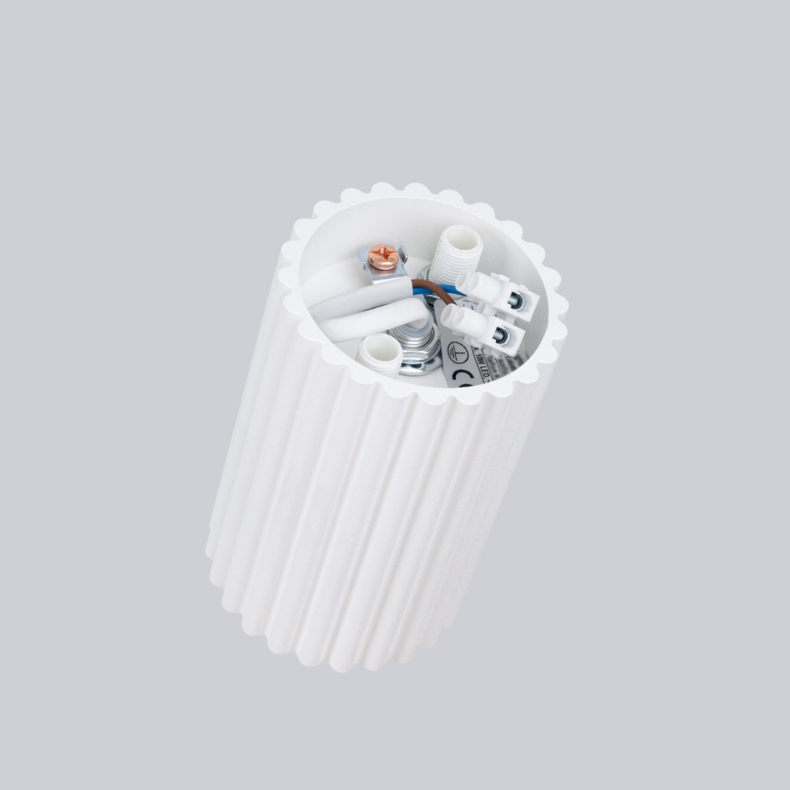 Foco KARBON 1xGU10/10W/230V 10 cm branco