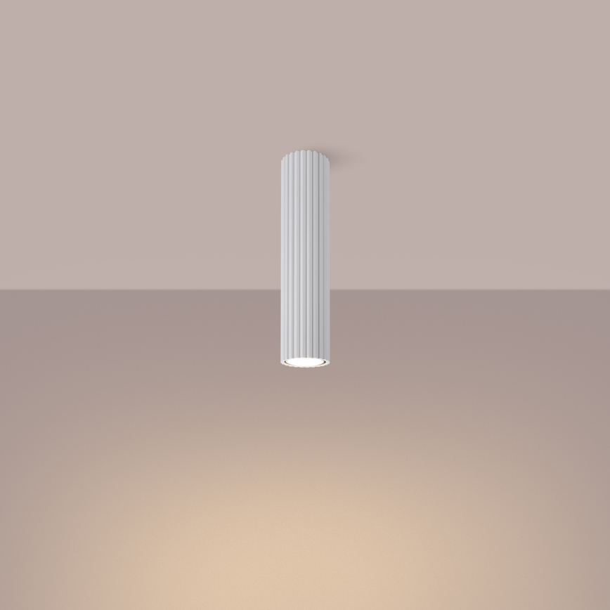 Foco KARBON 1xGU10/10W/230V 30 cm branco