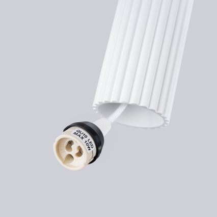 Candeeiro suspenso KARBON 3xGU10/10W/230V branco