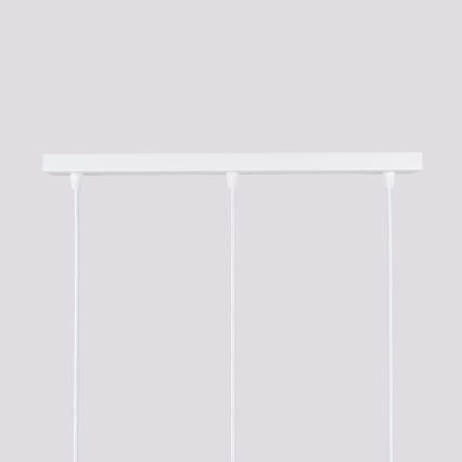 Candeeiro suspenso KARBON 3xGU10/10W/230V branco