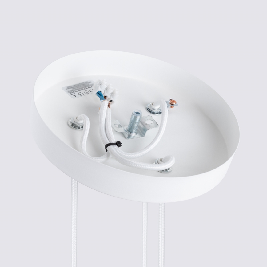 Candeeiro suspenso KARBON 3xGU10/10W/230V branco