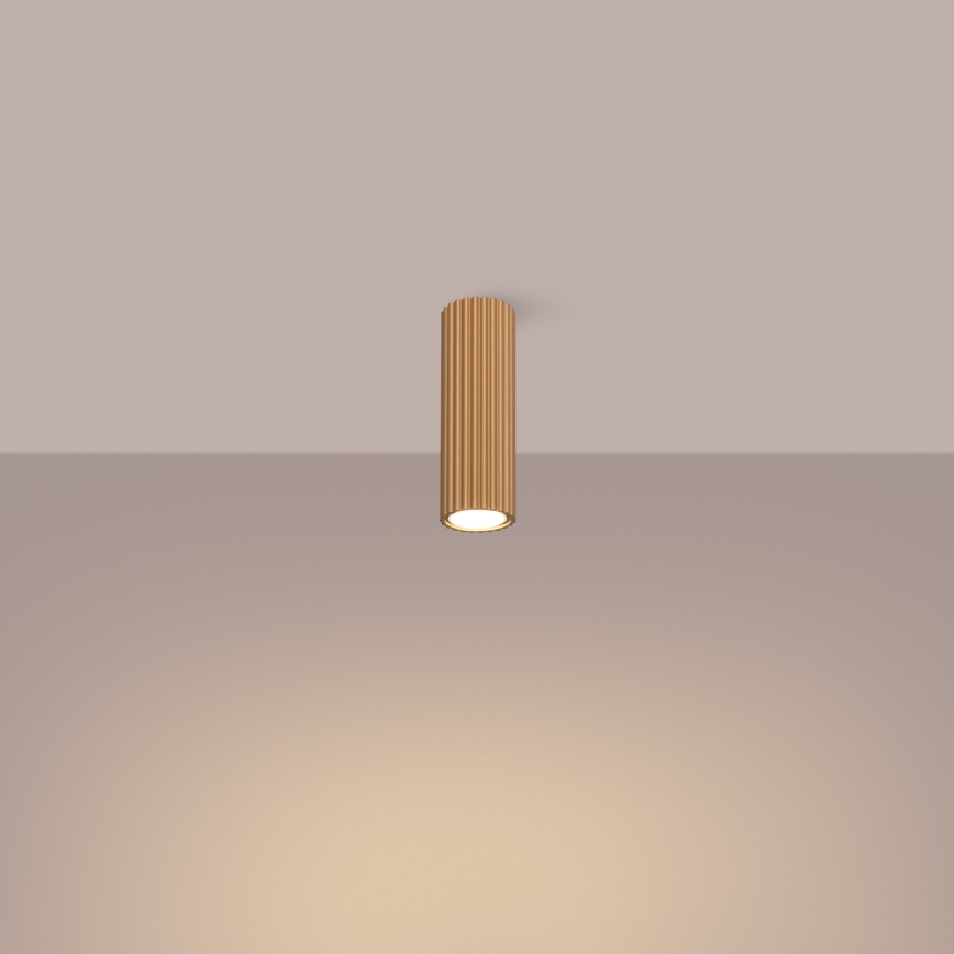 Foco KARBON 1xGU10/10W/230V 20 cm dourado