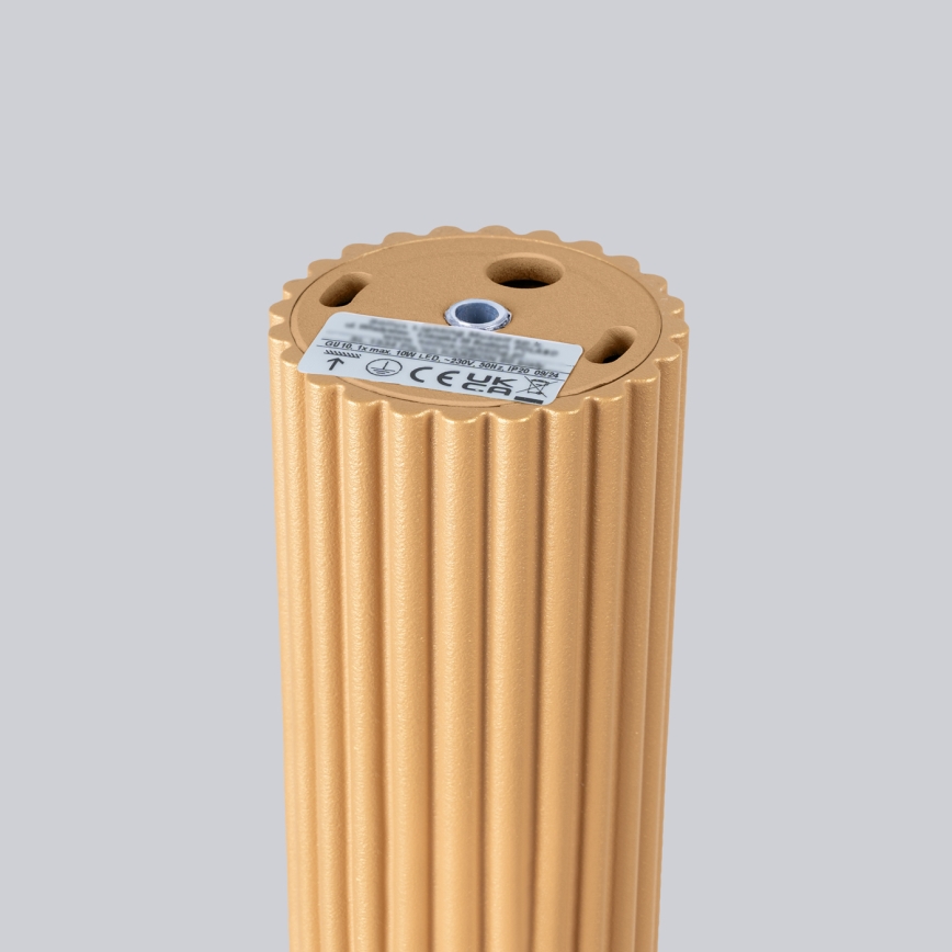 Foco KARBON 1xGU10/10W/230V 20 cm dourado