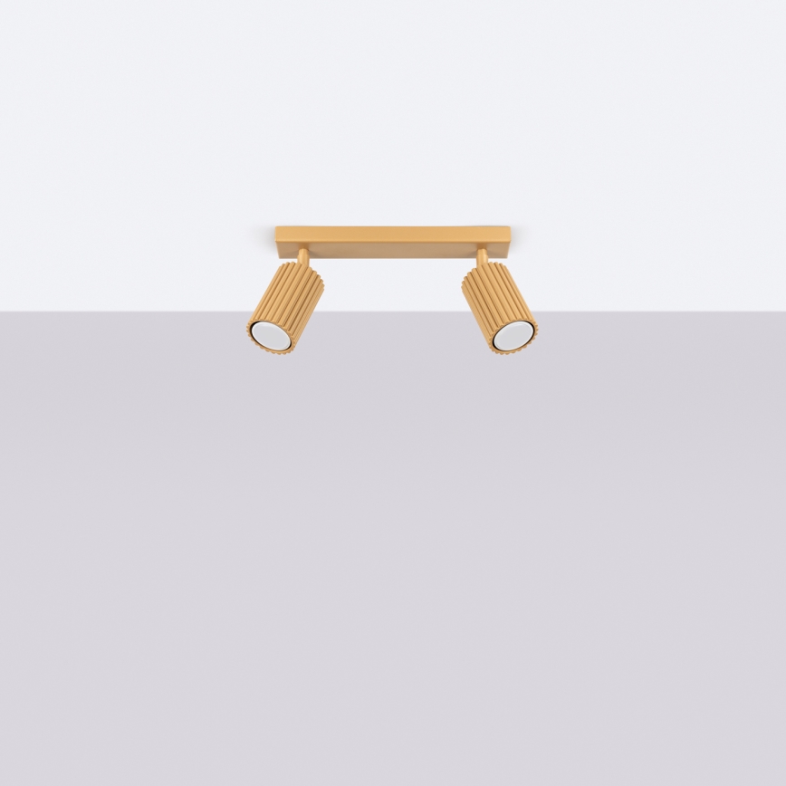 Foco KARBON 2xGU10/10W/230V dourado