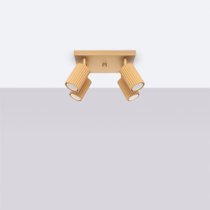 Foco KARBON 4xGU10/10W/230V dourado