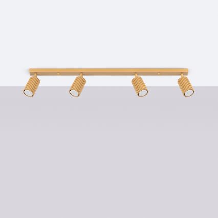 Foco KARBON 4xGU10/10W/230V dourado