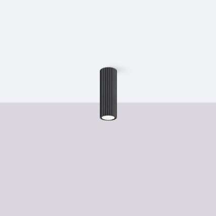 Foco KARBON 1xGU10/10W/230V 20 cm preto