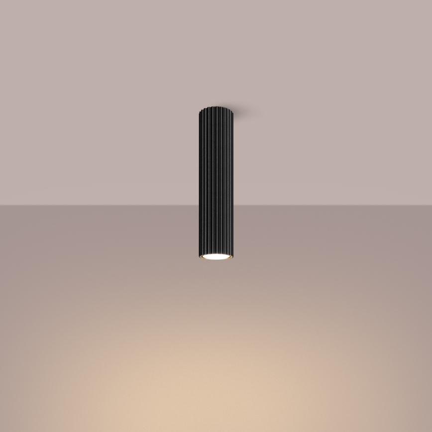 Foco KARBON 1xGU10/10W/230V 30 cm preto