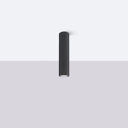 Foco KARBON 1xGU10/10W/230V 30 cm preto