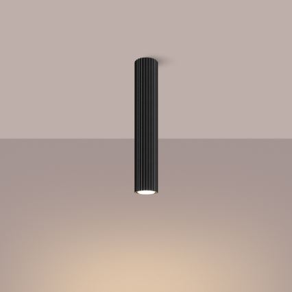 Foco KARBON 1xGU10/10W/230V 40 cm preto