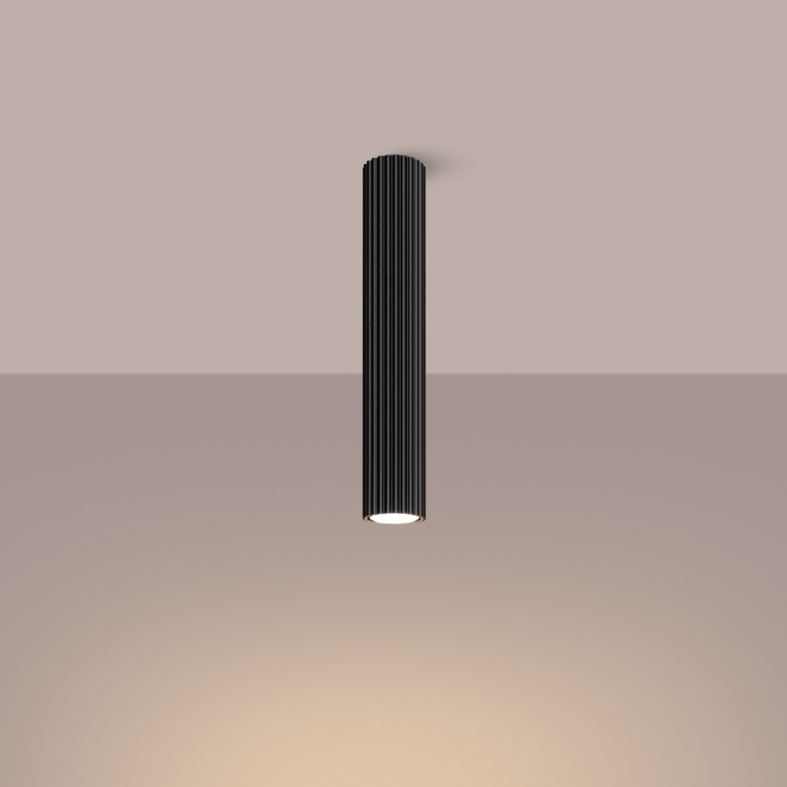 Foco KARBON 1xGU10/10W/230V 40 cm preto