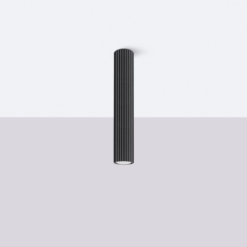 Foco KARBON 1xGU10/10W/230V 40 cm preto