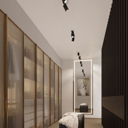 Foco KARBON 3xGU10/10W/230V preto