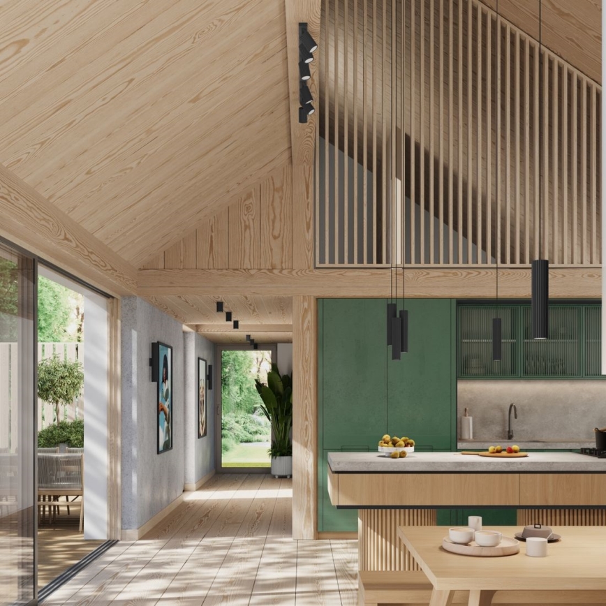 Foco KARBON 6xGU10/10W/230V preto