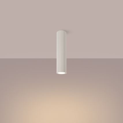 Foco KARBON 1xGU10/10W/230V 30 cm creme