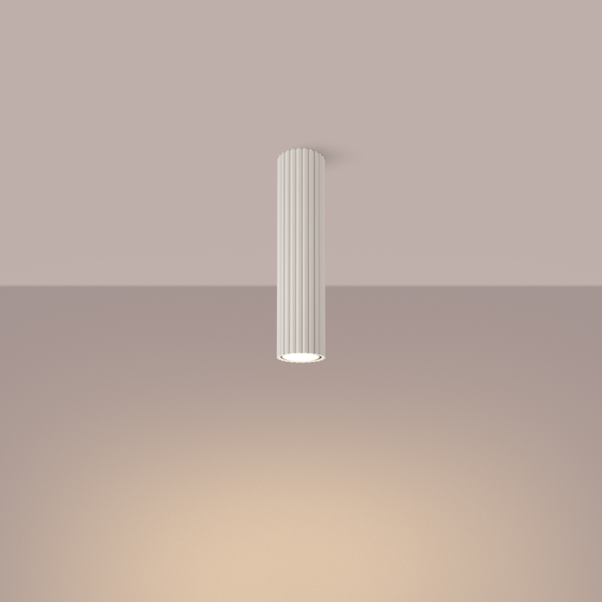 Foco KARBON 1xGU10/10W/230V 30 cm creme