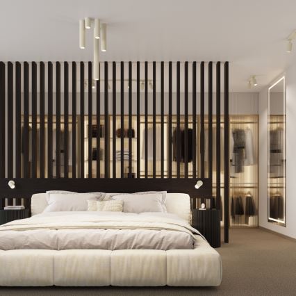 Foco KARBON 1xGU10/10W/230V 60 cm creme