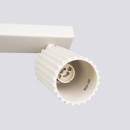 Foco KARBON 2xGU10/10W/230V creme