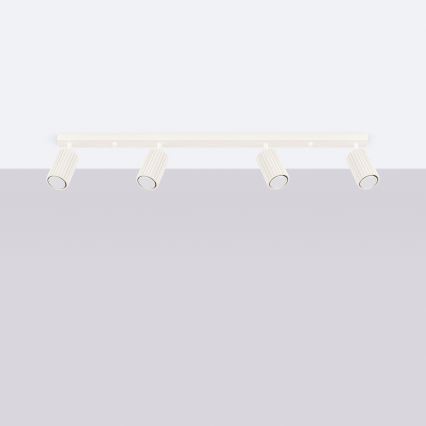 Foco KARBON 4xGU10/10W/230V creme