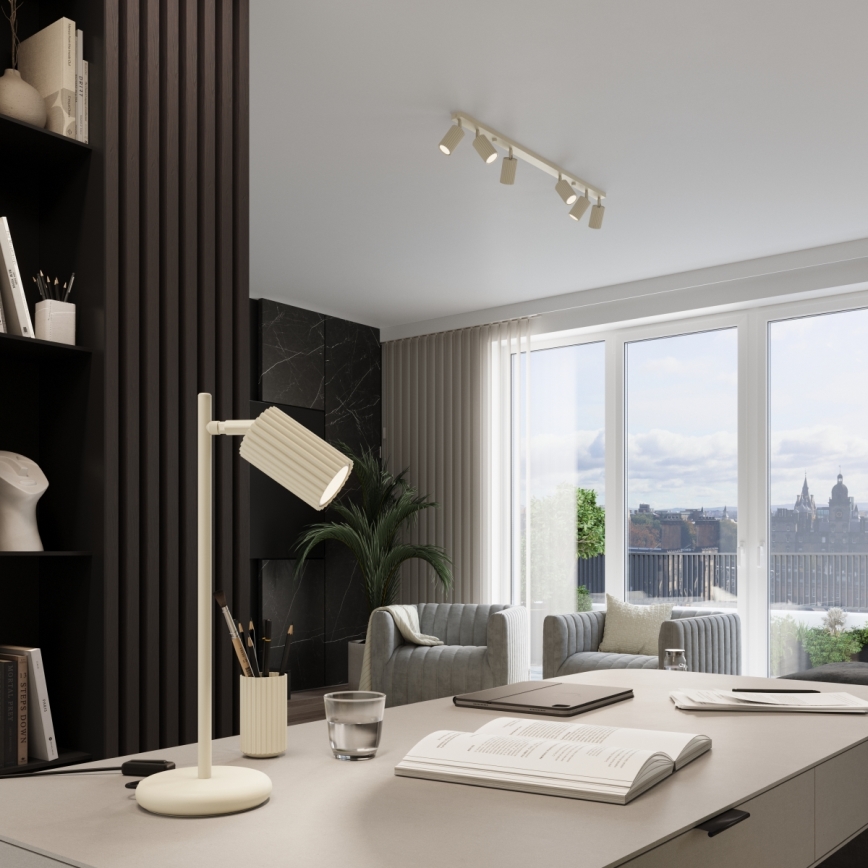 Foco KARBON 6xGU10/10W/230V creme