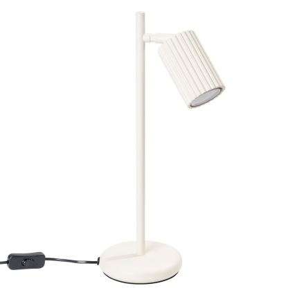 Candeeiro de mesa KARBON 1xGU10/10W/230V creme