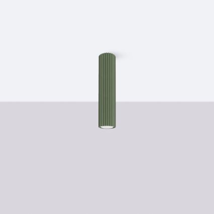 Foco KARBON 1xGU10/10W/230V 30 cm verde