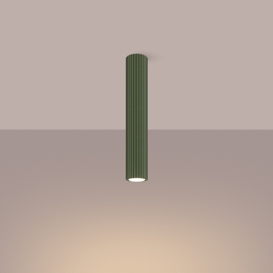 Foco KARBON 1xGU10/10W/230V 40 cm verde